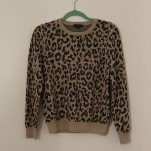 J.Crew leopard print sweater